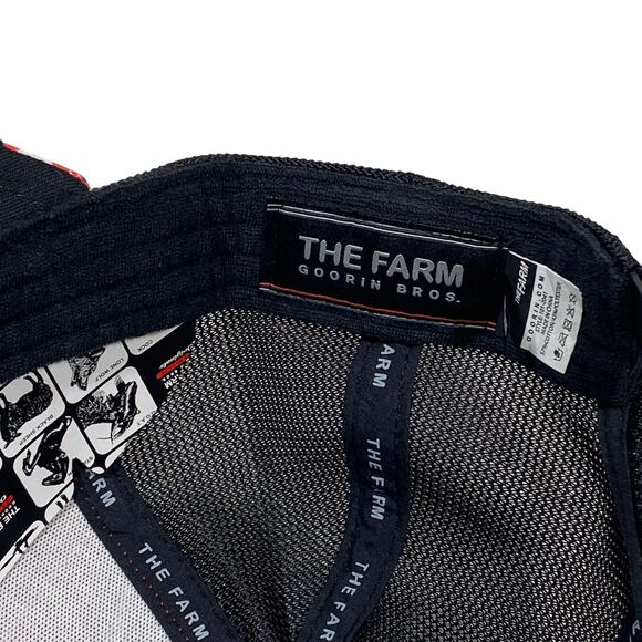 Goorin Bros The Farm Deadly Black Widow Spider Trucker Hat Cap Red Bandana New - Picture 6 of 6